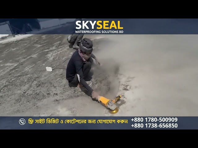 Roof Waterproofing Work | Step-by-Step Process | Sky Seal.